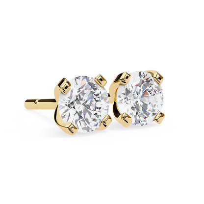 Devotelle Solitaire Diamond Earrings