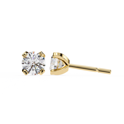 Devotelle Solitaire Diamond Earrings