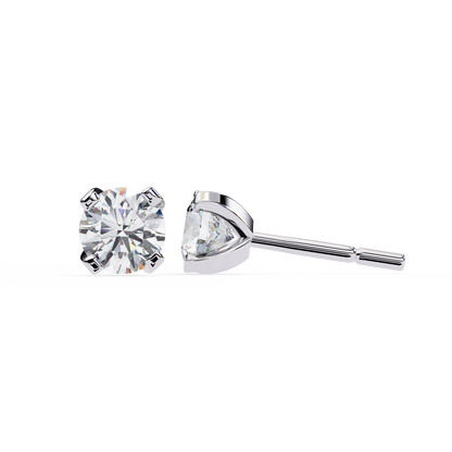 Devotelle Solitaire Diamond Earrings