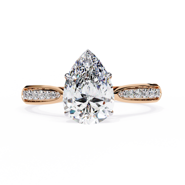 Étoile Sincera Pear Solitaire Ring