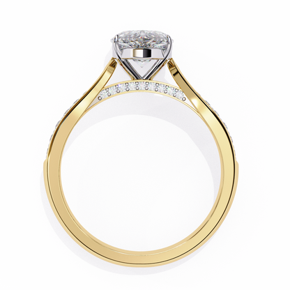 Étoile Sincera Pear Solitaire Ring