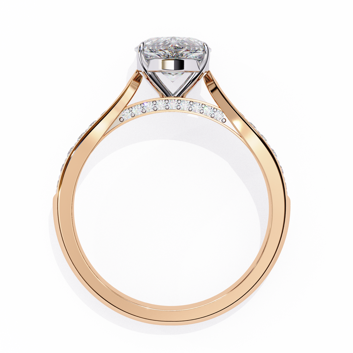 Étoile Sincera Pear Solitaire Ring