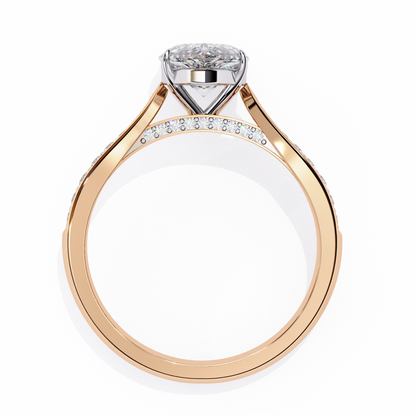 Étoile Sincera Pear Solitaire Ring
