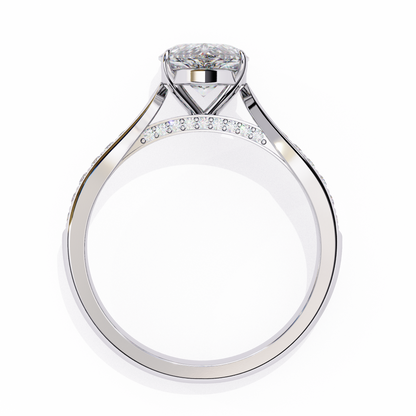 Étoile Sincera Pear Solitaire Ring
