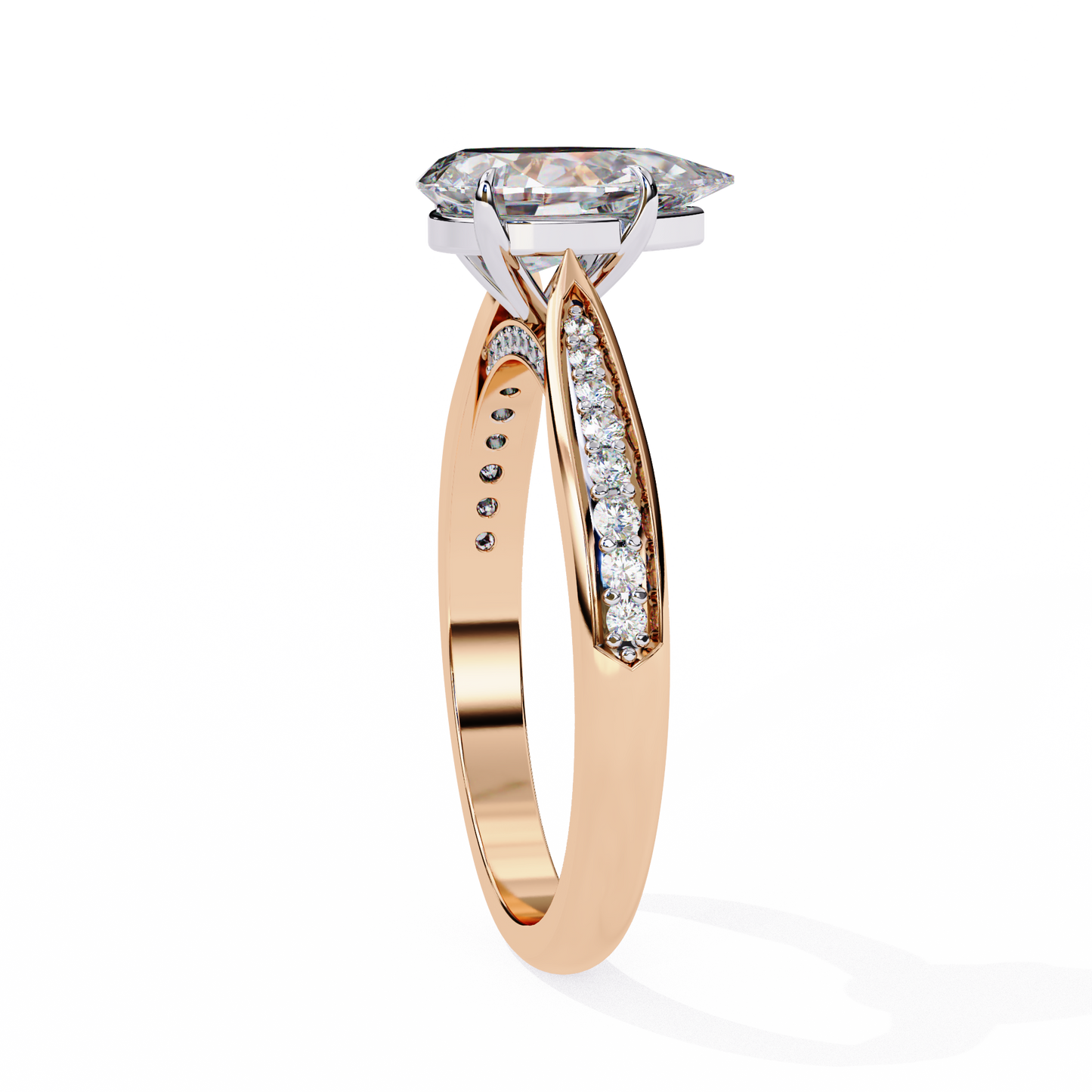 Étoile Sincera Pear Solitaire Ring