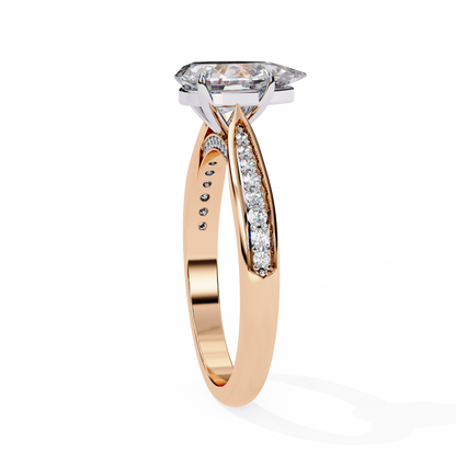 Étoile Sincera Pear Solitaire Ring