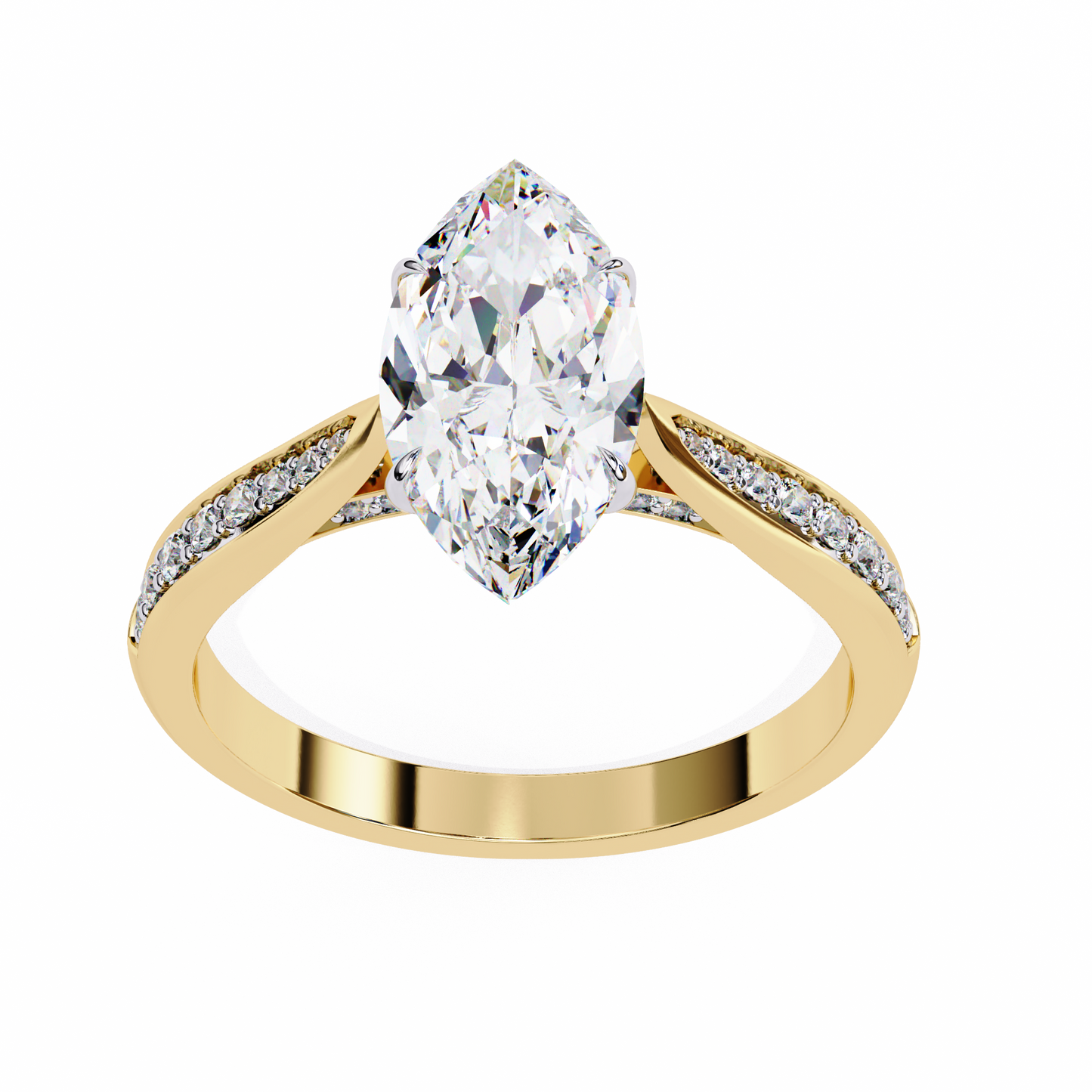 Celestique Éclat Marquise Solitaire Ring
