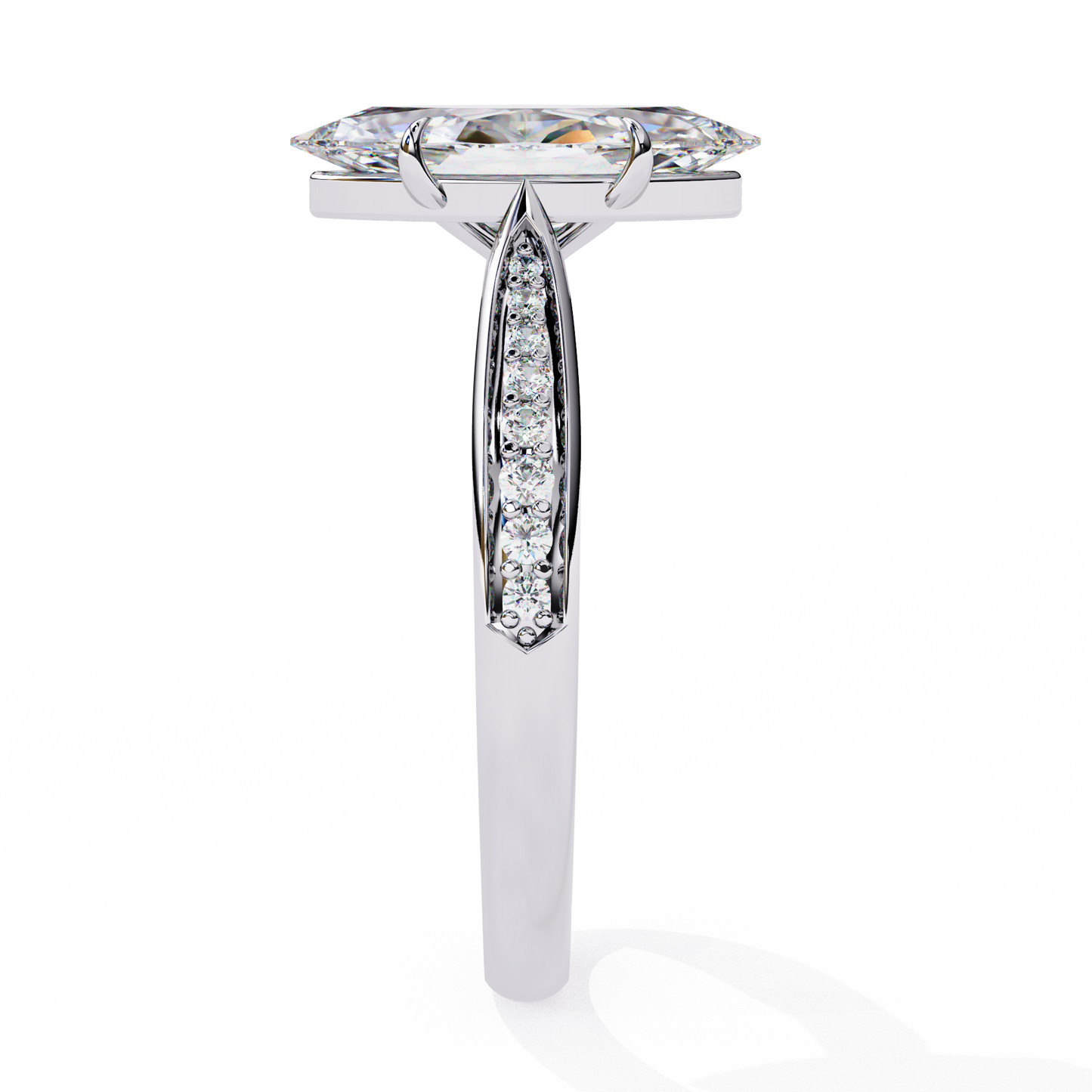 Celestique Éclat Marquise Solitaire Ring