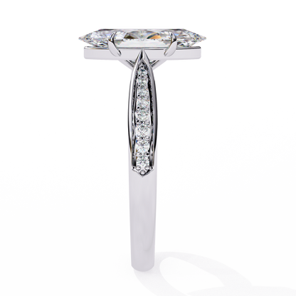 Celestique Éclat Marquise Solitaire Ring