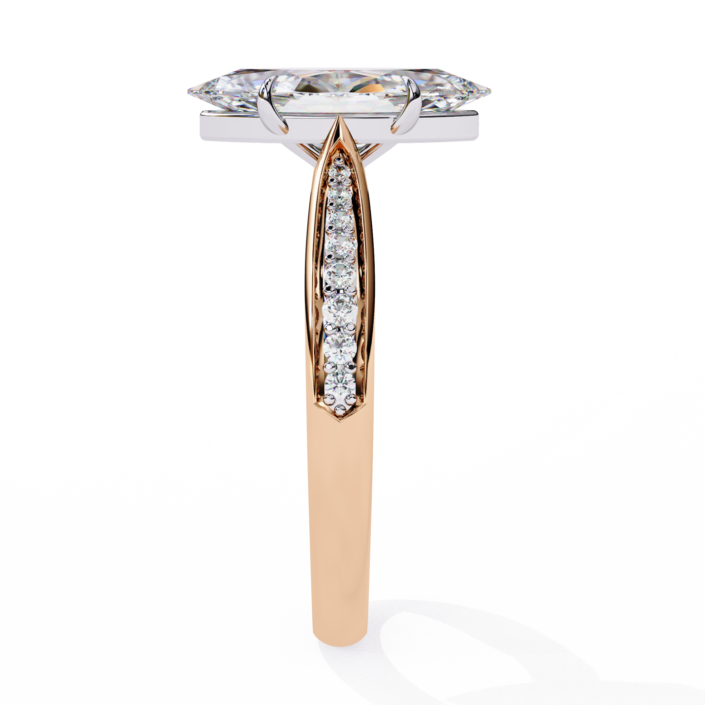 Celestique Éclat Marquise Solitaire Ring