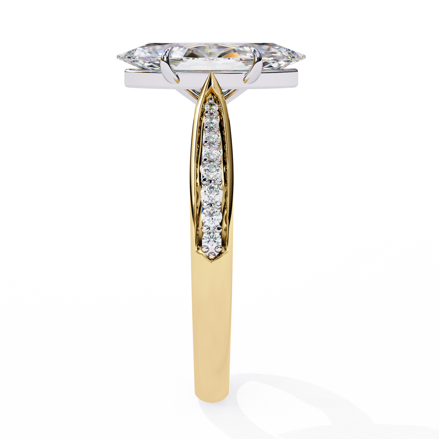 Celestique Éclat Marquise Solitaire Ring