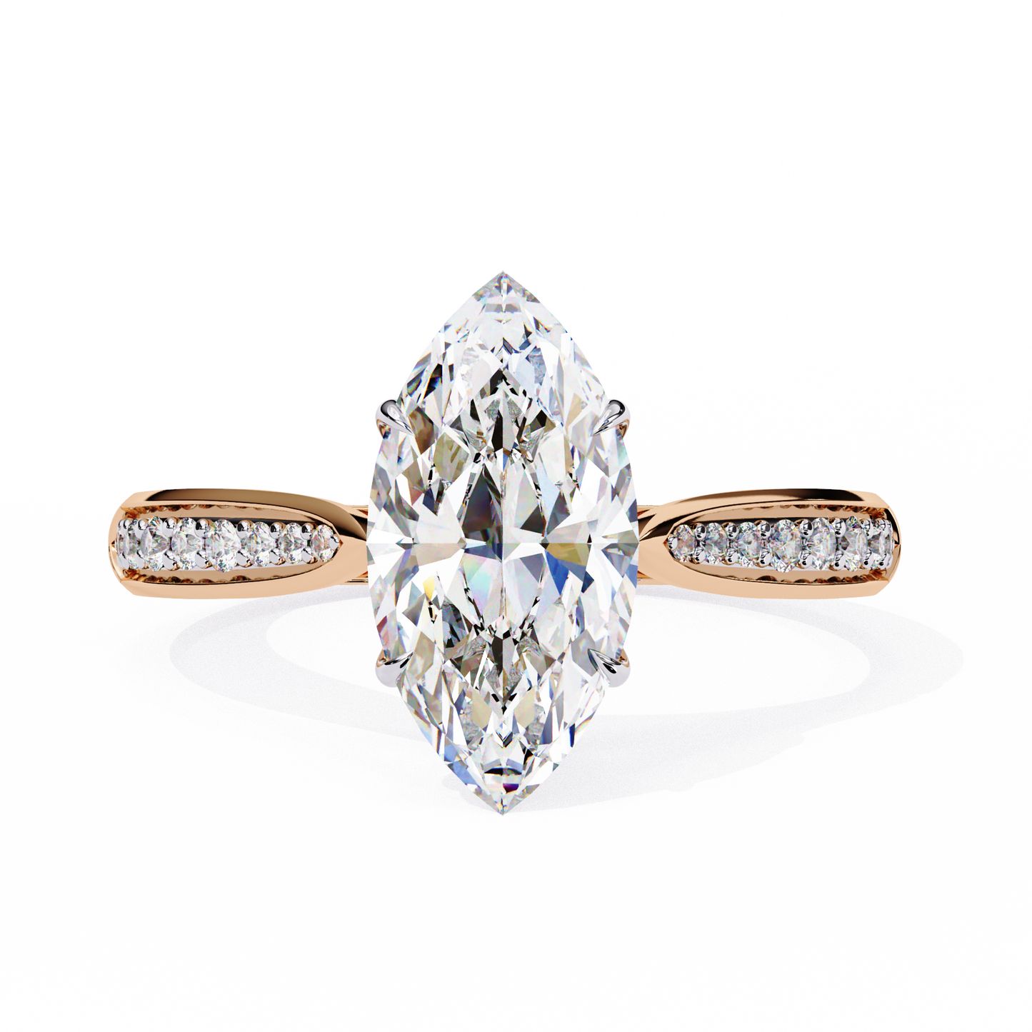 Celestique Éclat Marquise Solitaire Ring