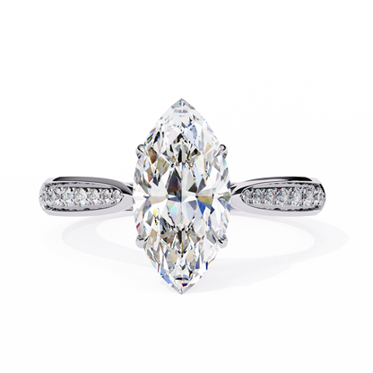 Celestique Éclat Marquise Solitaire Ring