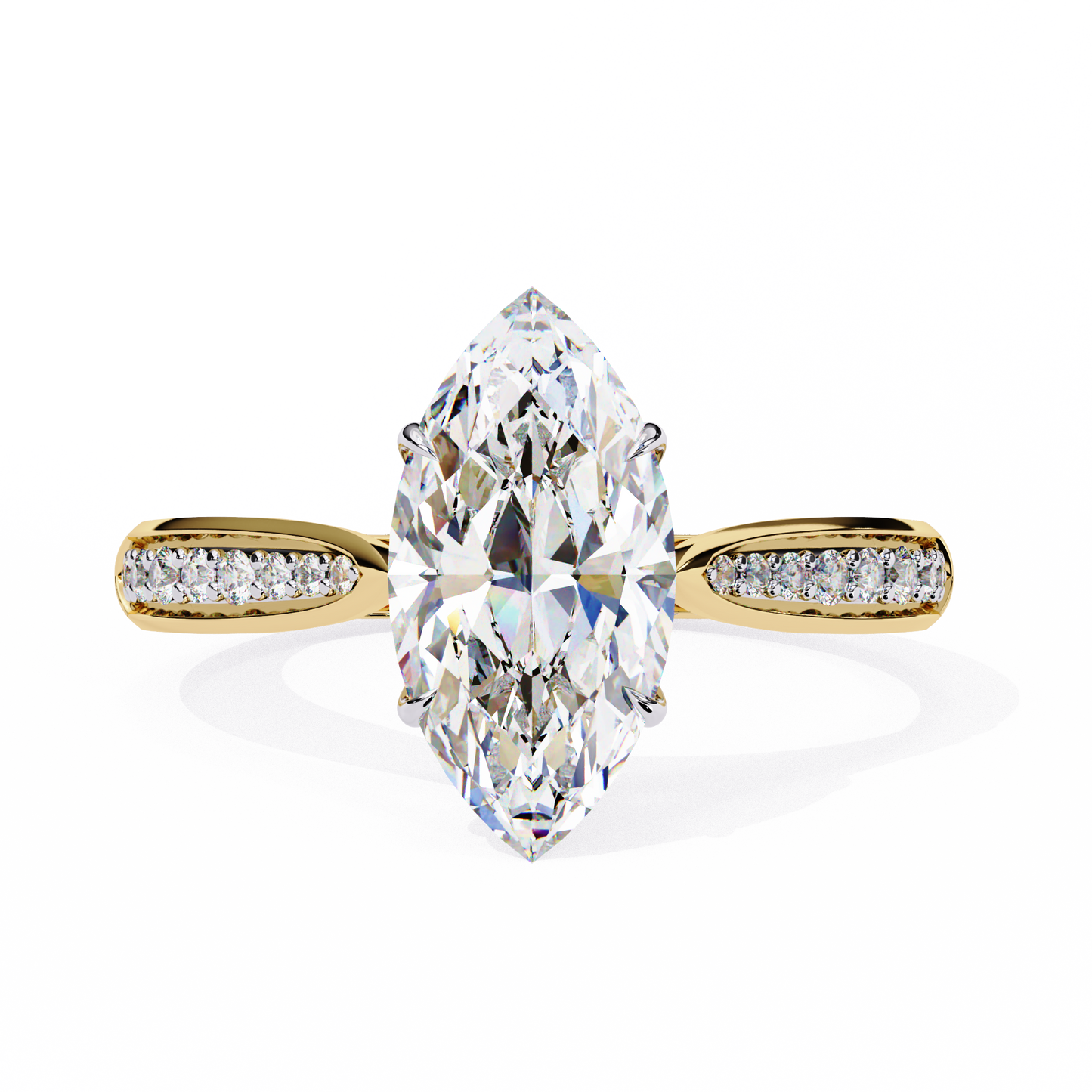 Celestique Éclat Marquise Solitaire Ring