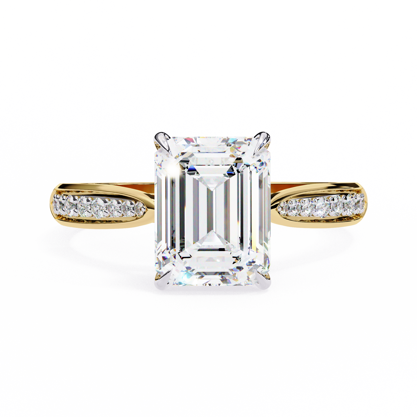 Aurelia Prime Emerald Solitaire Ring