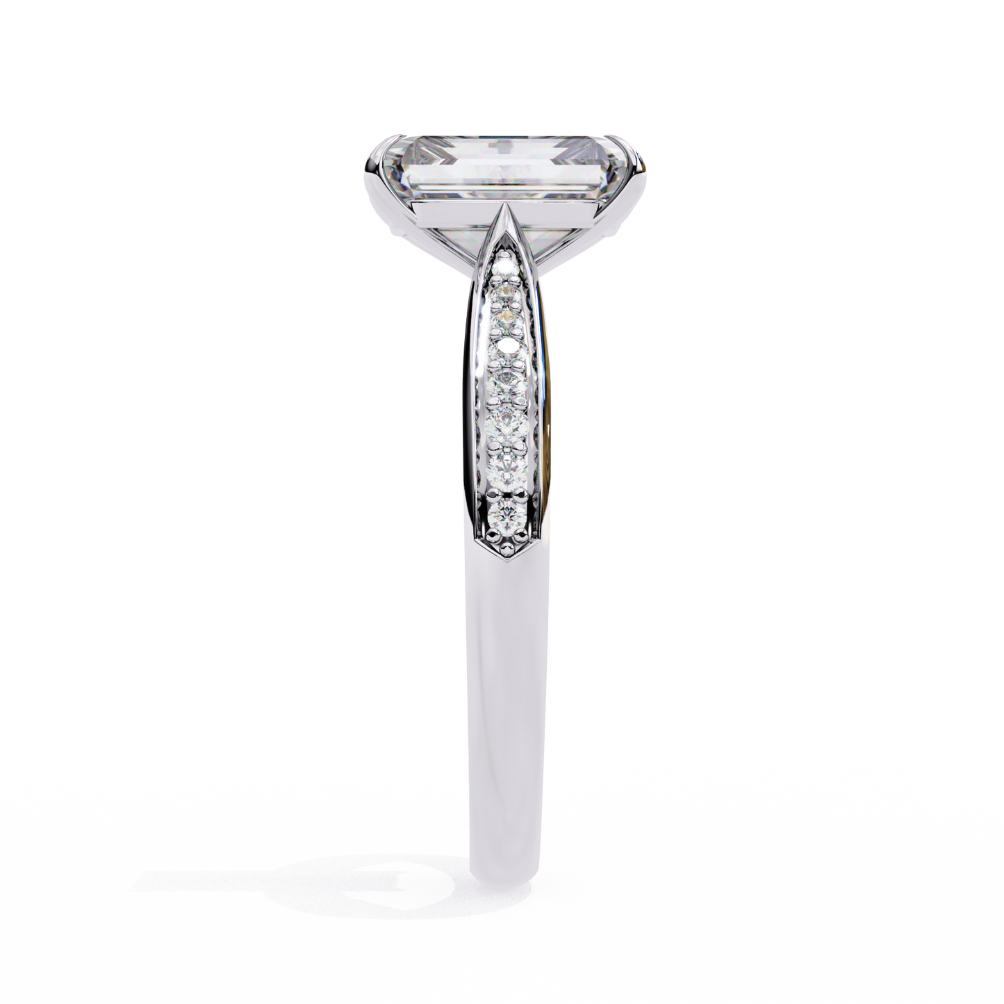 Aurelia Prime Emerald Solitaire Ring