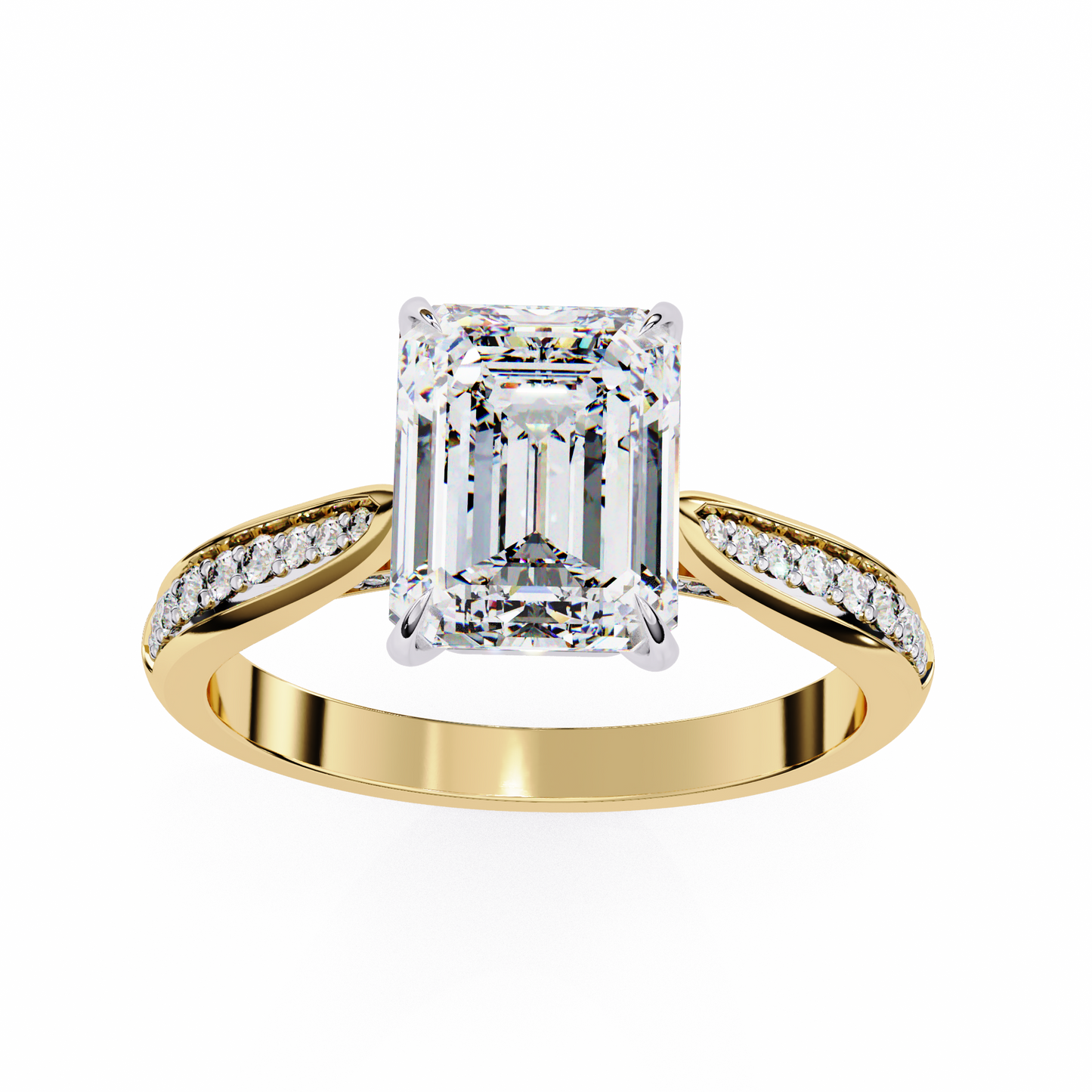 Aurelia Prime Emerald Solitaire Ring