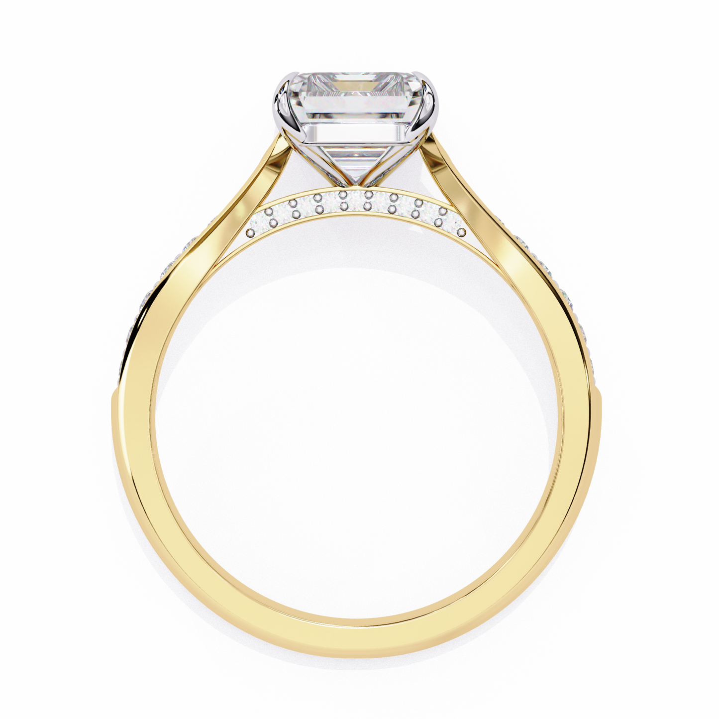 Belloura Radiant Solitaire Ring