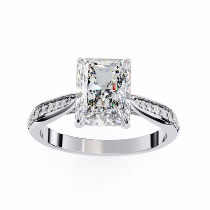 Belloura Radiant Solitaire Ring