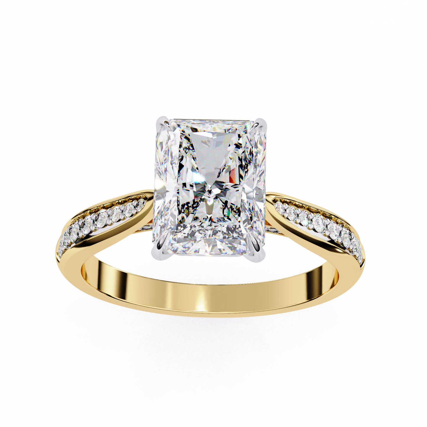 Belloura Radiant Solitaire Ring