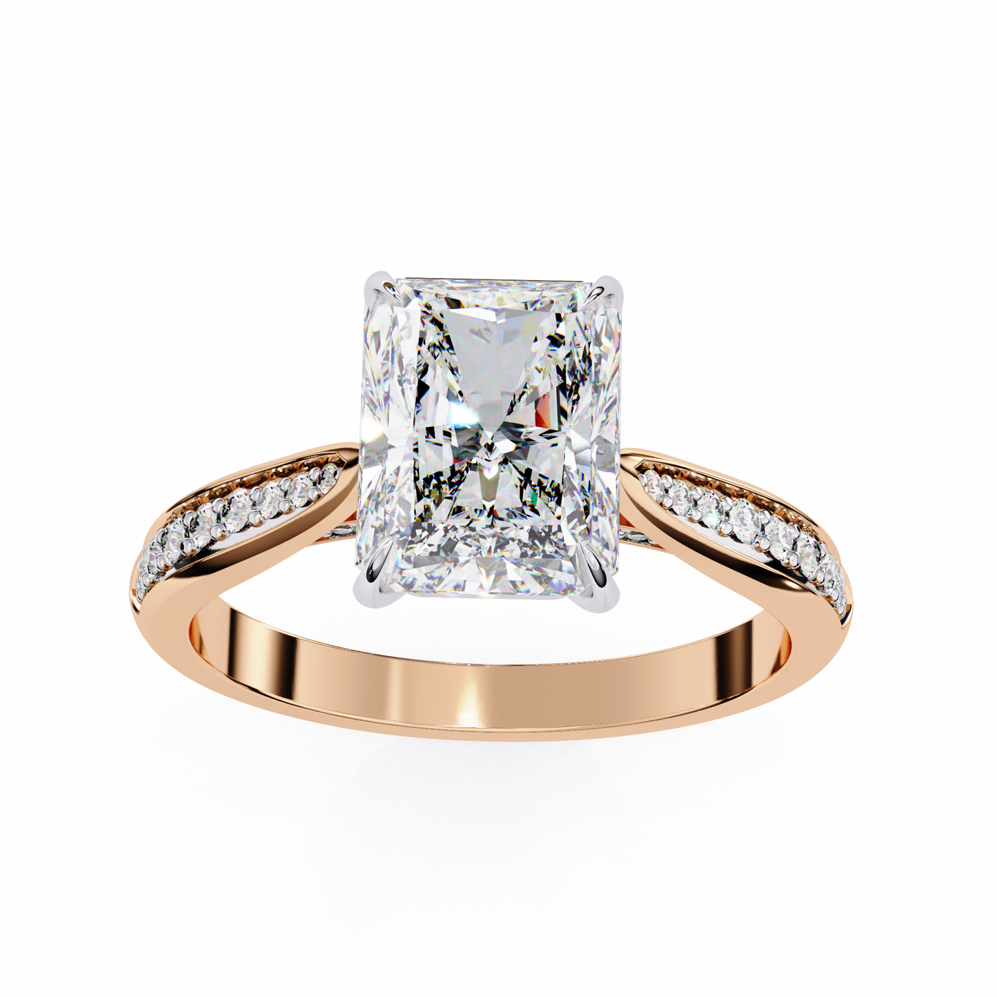 Belloura Radiant Solitaire Ring