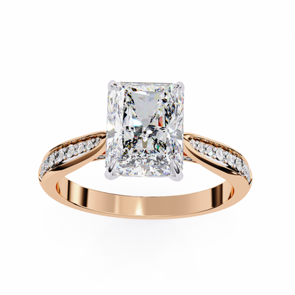 Belloura Radiant Solitaire Ring