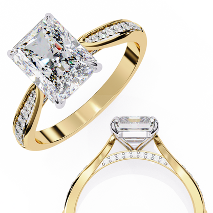 Belloura Radiant Solitaire Ring