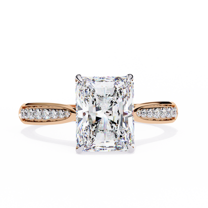 Belloura Radiant Solitaire Ring