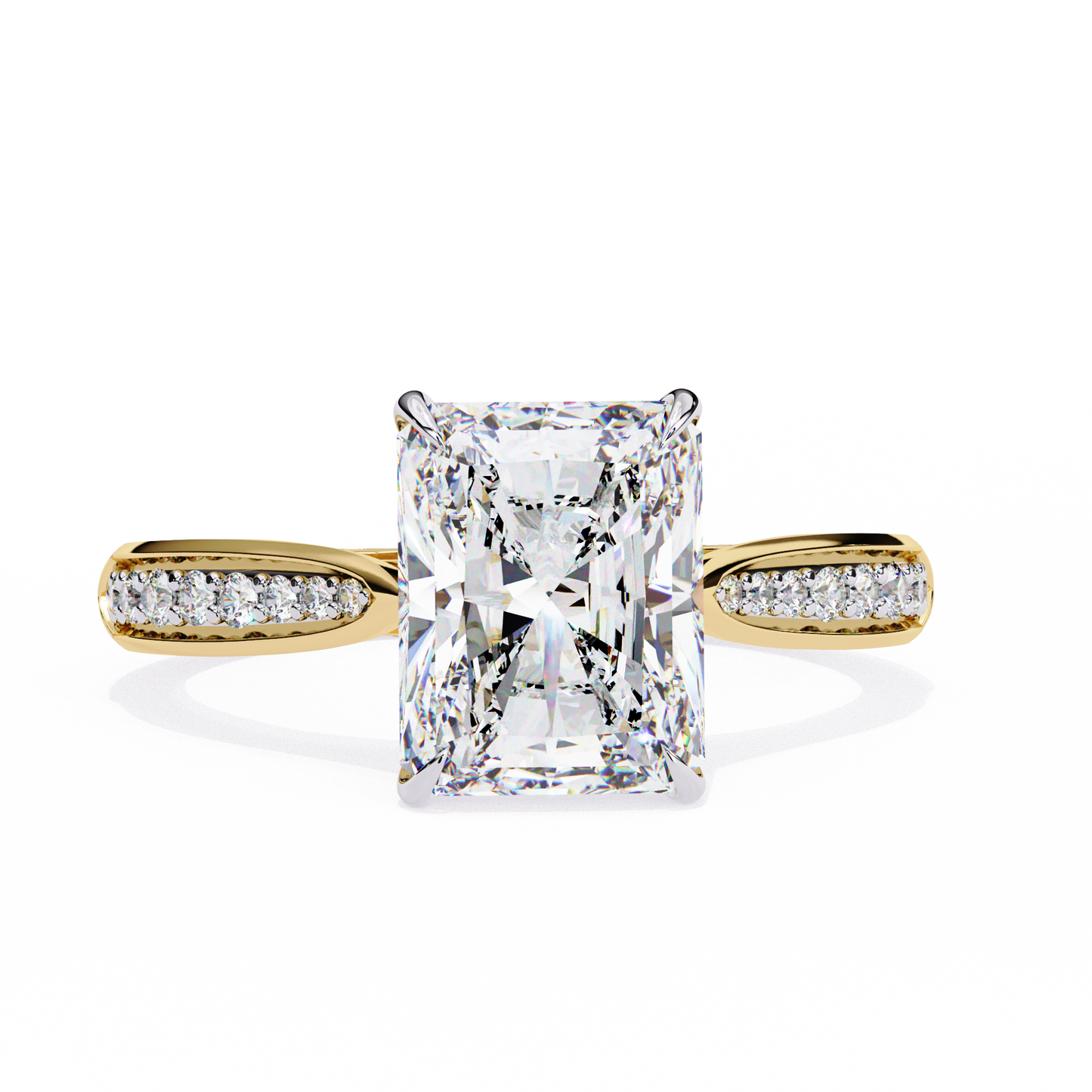Belloura Radiant Solitaire Ring