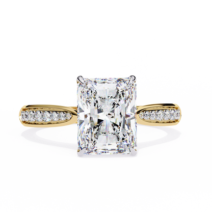 Belloura Radiant Solitaire Ring