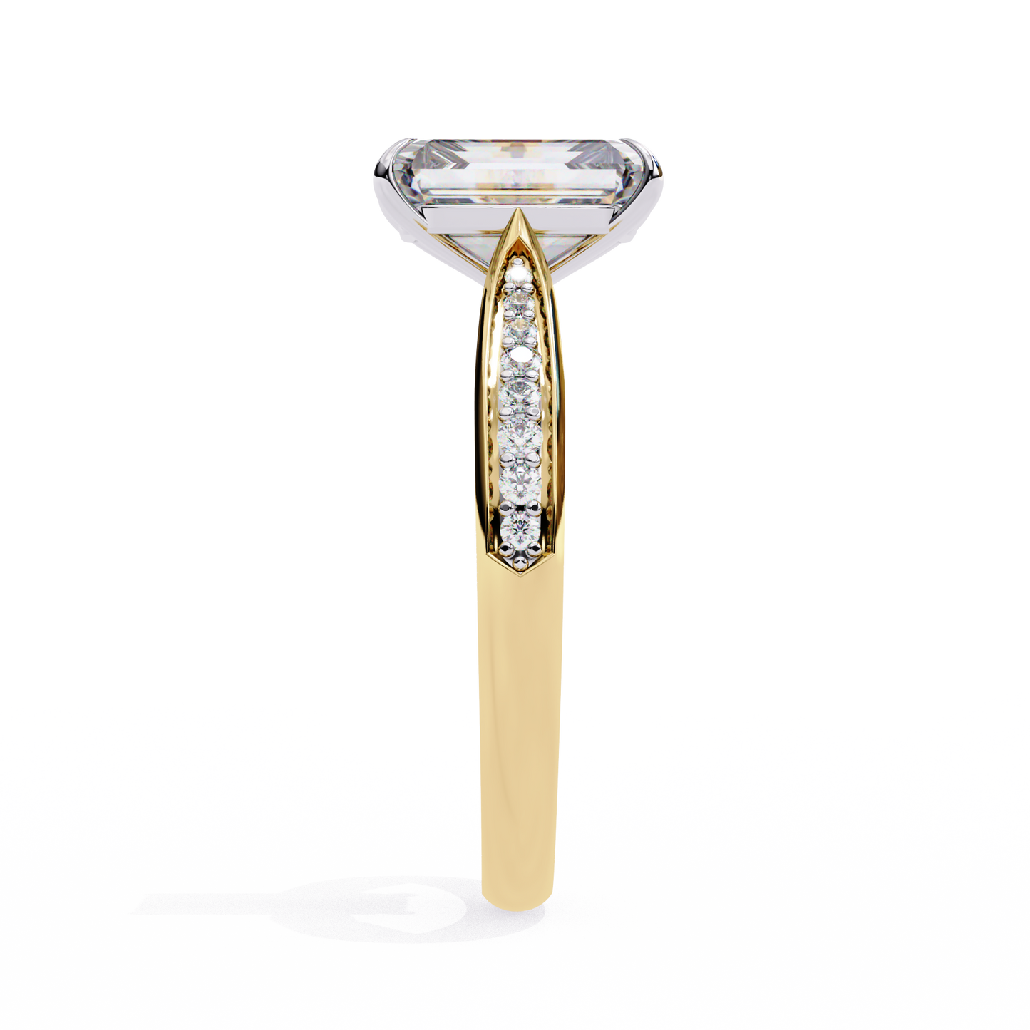 Belloura Radiant Solitaire Ring