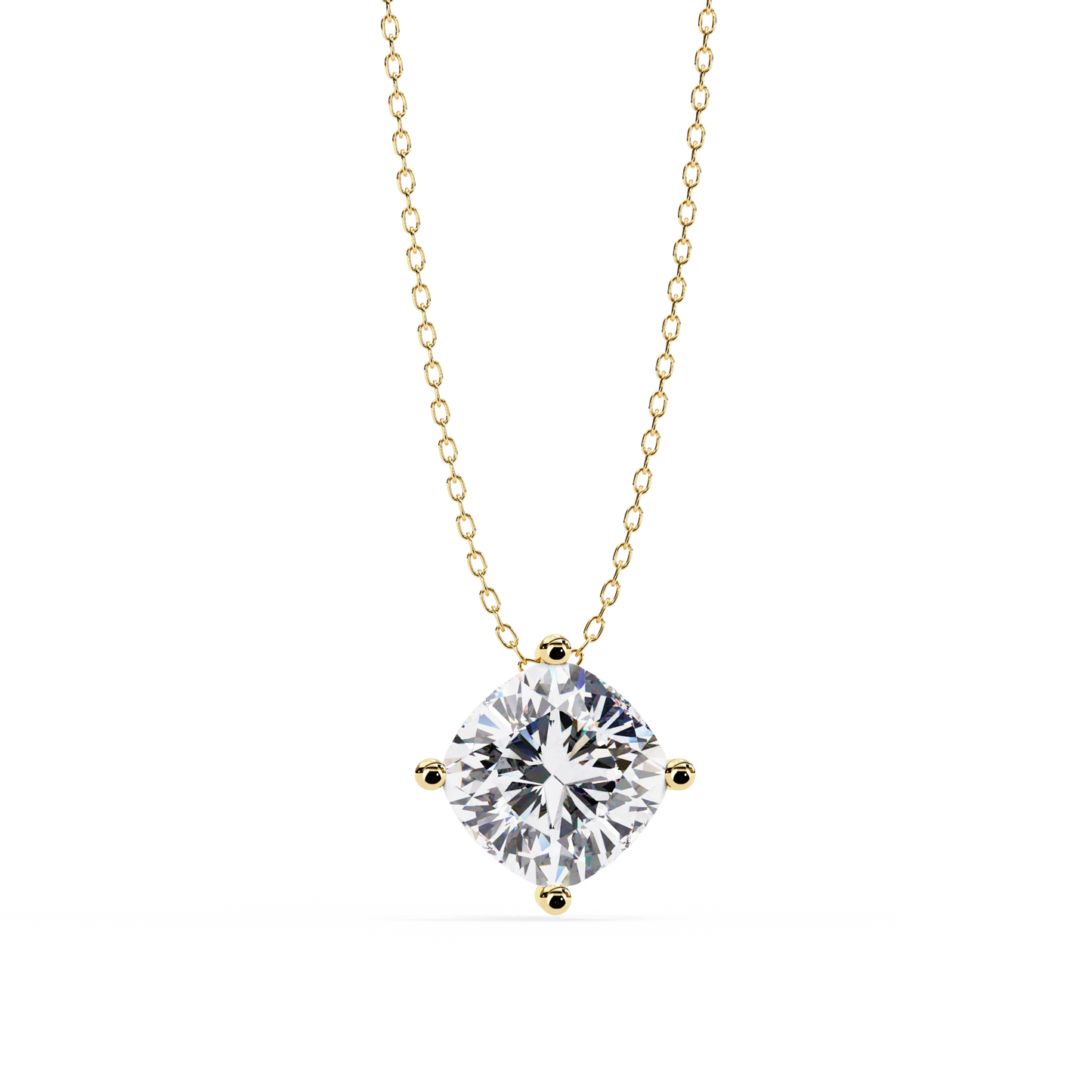 Nerisse Royale Cushion Solitaire Pendant