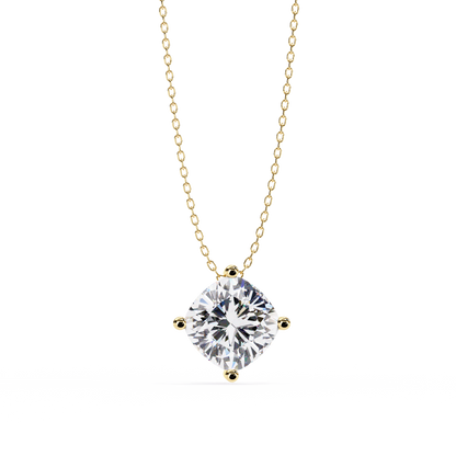 Nerisse Royale Cushion Solitaire Pendant