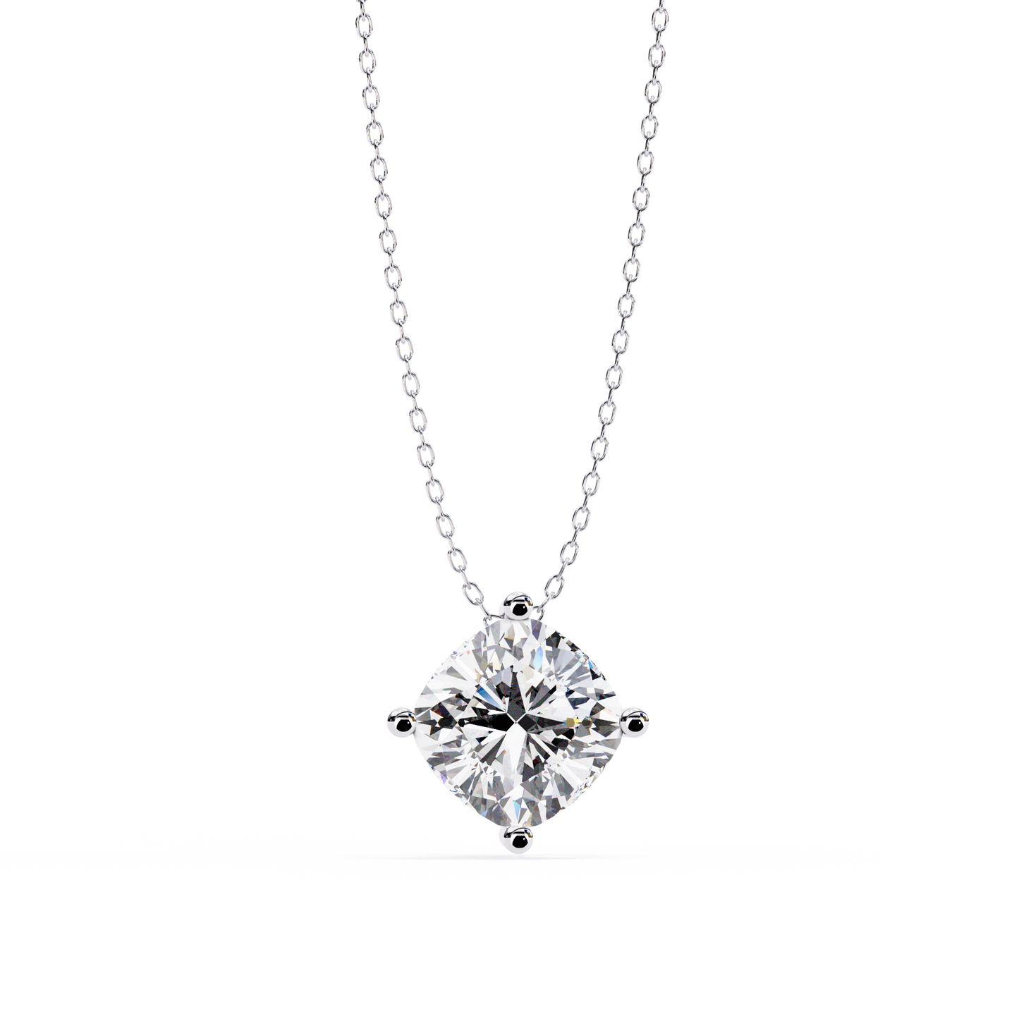 Nerisse Royale Cushion Solitaire Pendant