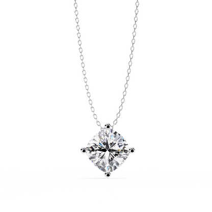 Nerisse Royale Cushion Solitaire Pendant