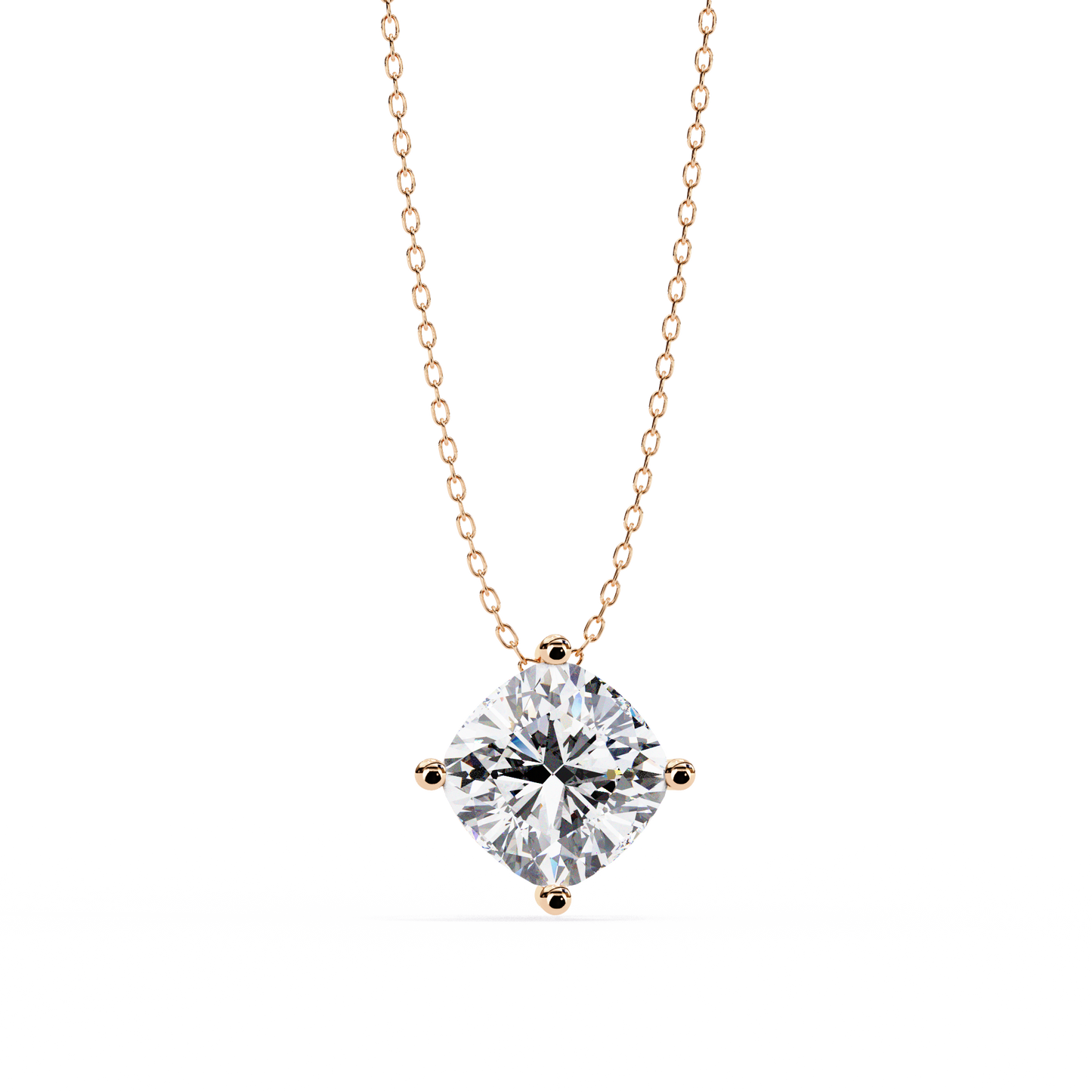 Nerisse Royale Cushion Solitaire Pendant