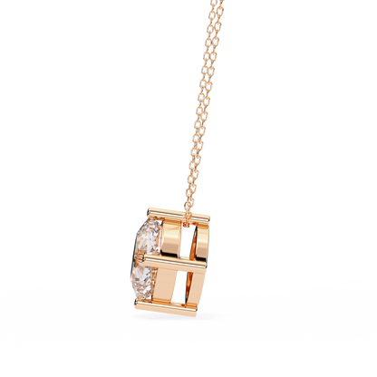 Nerisse Royale Cushion Solitaire Pendant