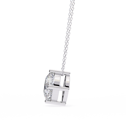 Nerisse Royale Cushion Solitaire Pendant
