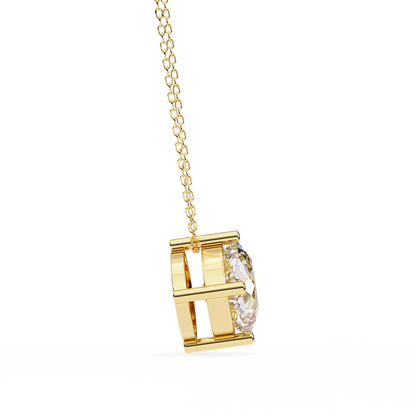 Nerisse Royale Cushion Solitaire Pendant