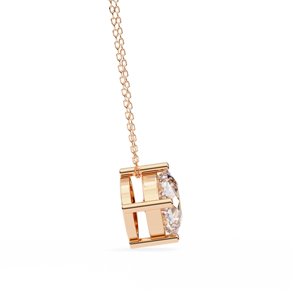 Nerisse Royale Cushion Solitaire Pendant