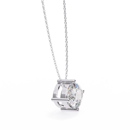 Nerisse Royale Cushion Solitaire Pendant