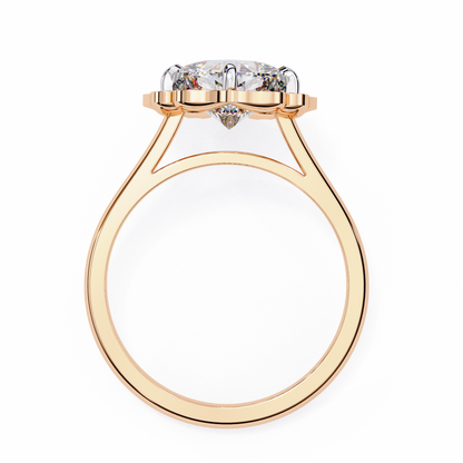 Dolce Volare Cushion Solitaire Ring