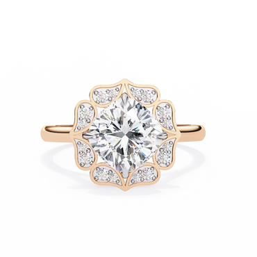 Dolce Volare Cushion Solitaire Ring