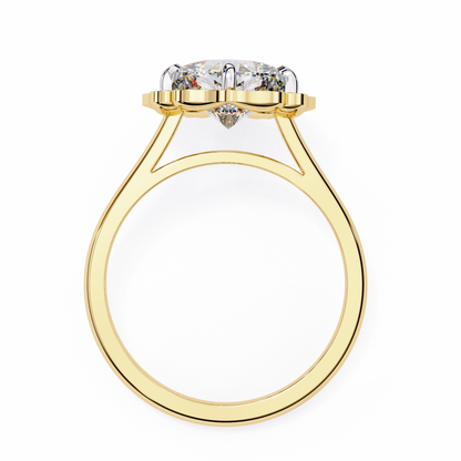Dolce Volare Cushion Solitaire Ring