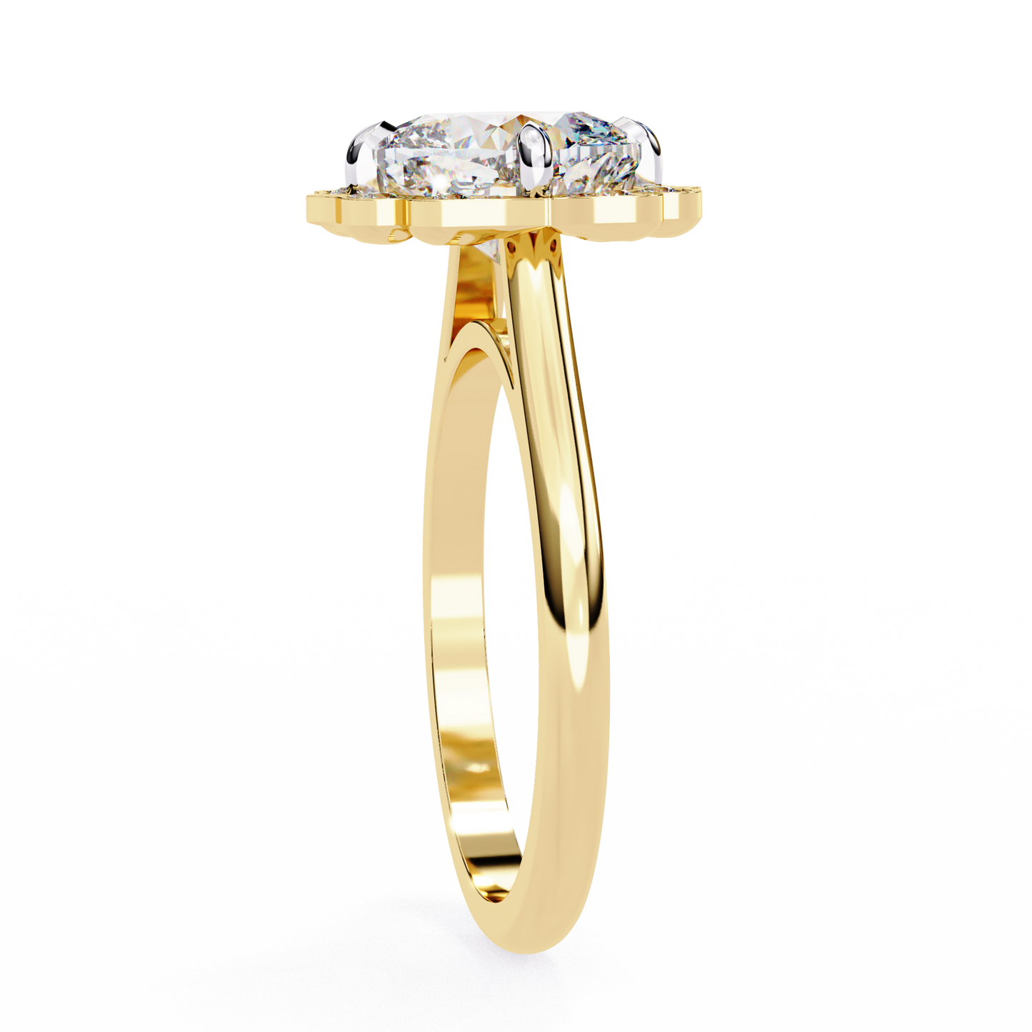 Dolce Volare Cushion Solitaire Ring