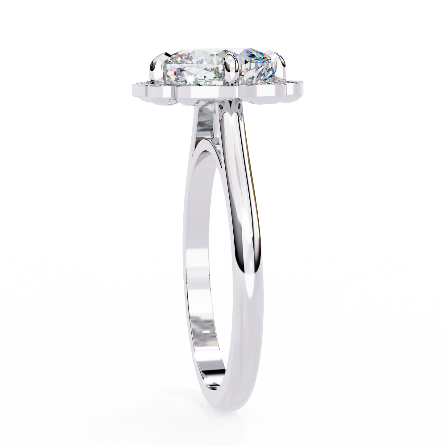 Dolce Volare Cushion Solitaire Ring