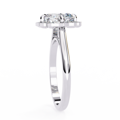 Dolce Volare Cushion Solitaire Ring