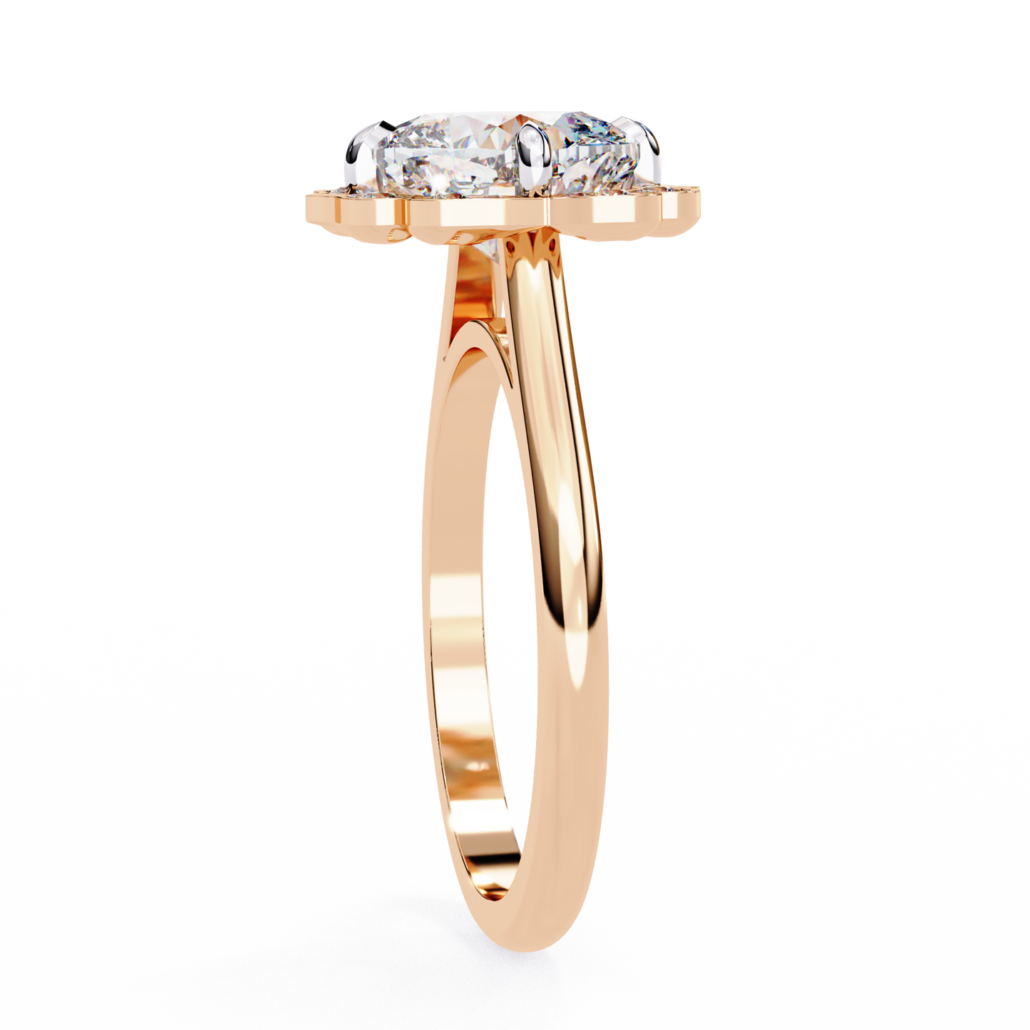 Dolce Volare Cushion Solitaire Ring