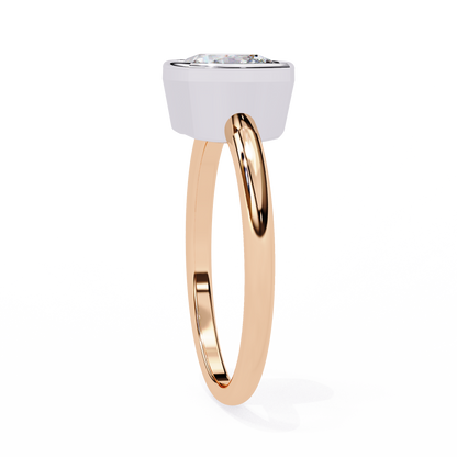 Volare Grazia Cushion Solitaire Ring