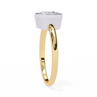 Volare Grazia Cushion Solitaire Ring